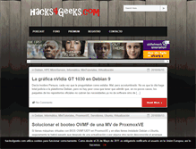 Tablet Screenshot of hacks4geeks.com
